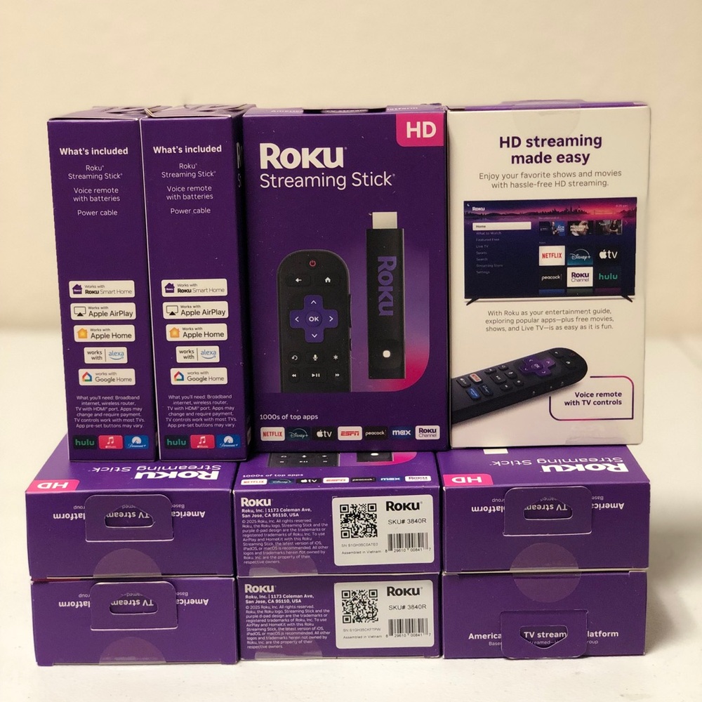 Roku Voice Remote with Purple Button Accents